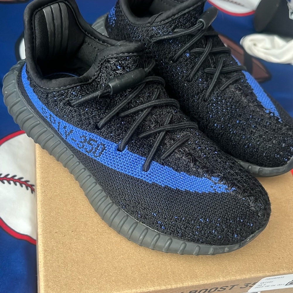 Authentic Dazzling Blue Yeezys Kids